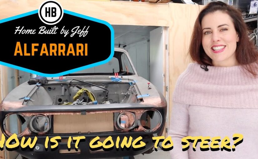 The Alfarrari Project: Making It Steer After Swapping In A Ferrari Engine And Trans.
