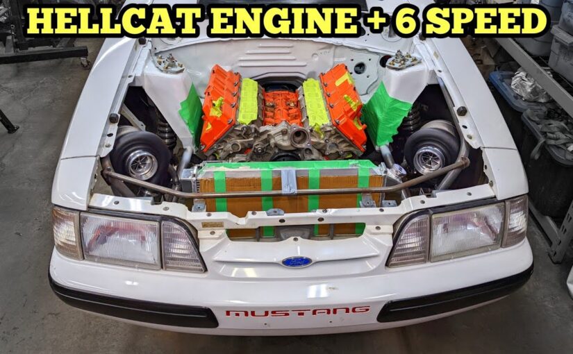 Twin Turbo Hellcat Swapping A Foxbody– Part 1