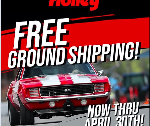 Holley Is Offering Free Shipping On Orders Over $100 For The Next MONTH – Take Advantage And Save!
